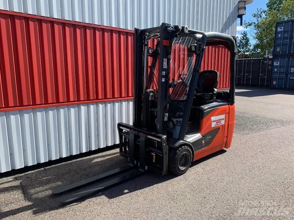 Linde E16H Elektriniai šakiniai krautuvai