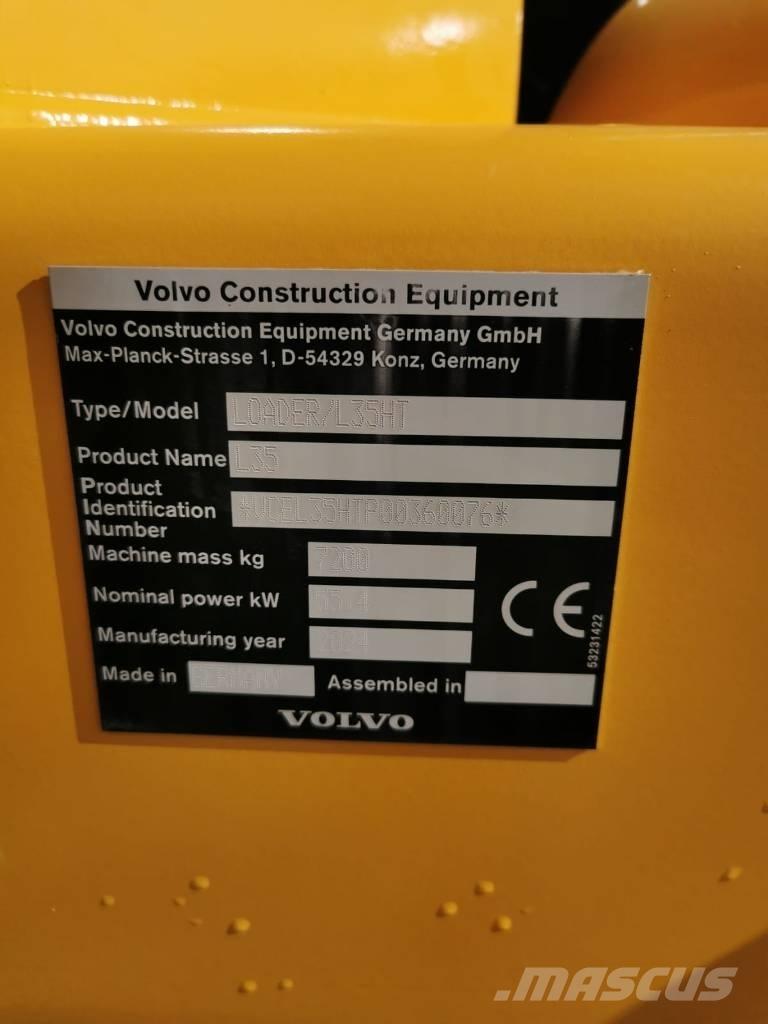 Volvo L35HT Naudoti ratiniai krautuvai