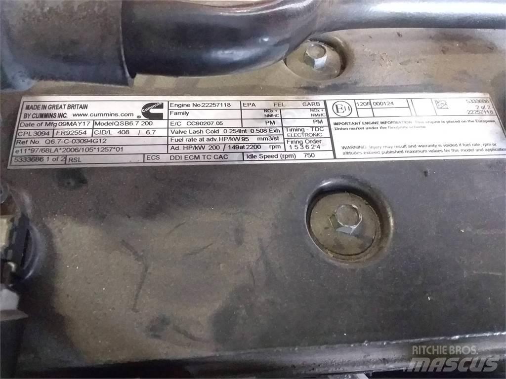 Cummins QSB6.7 Varikliai