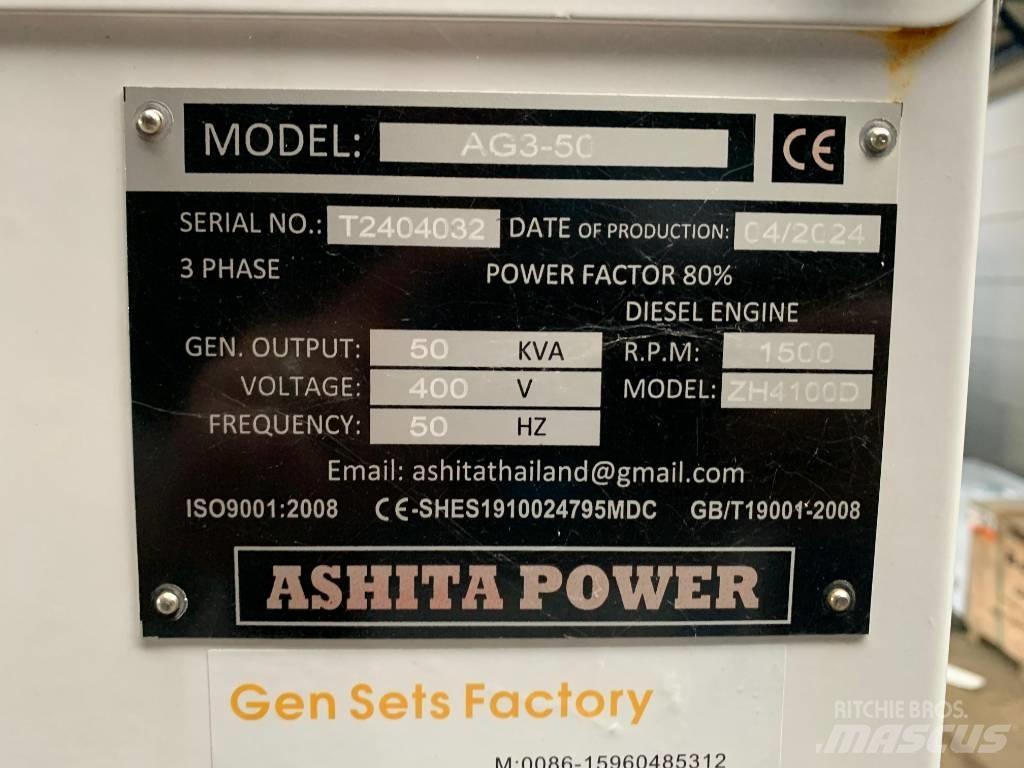 Ashita AG3-50 Dyzeliniai generatoriai