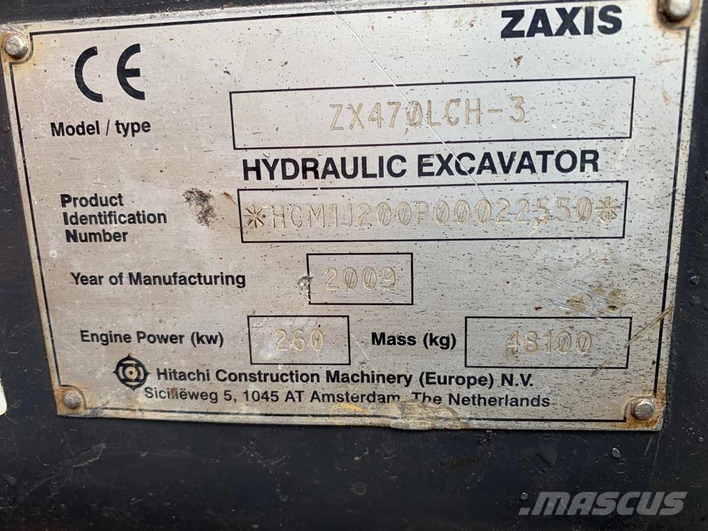  zaxis ZX470LCH-3 Vikšriniai ekskavatoriai