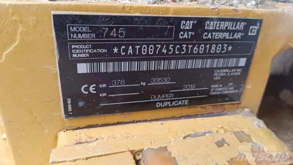 CAT 745 Karjeriniai savivarčiai