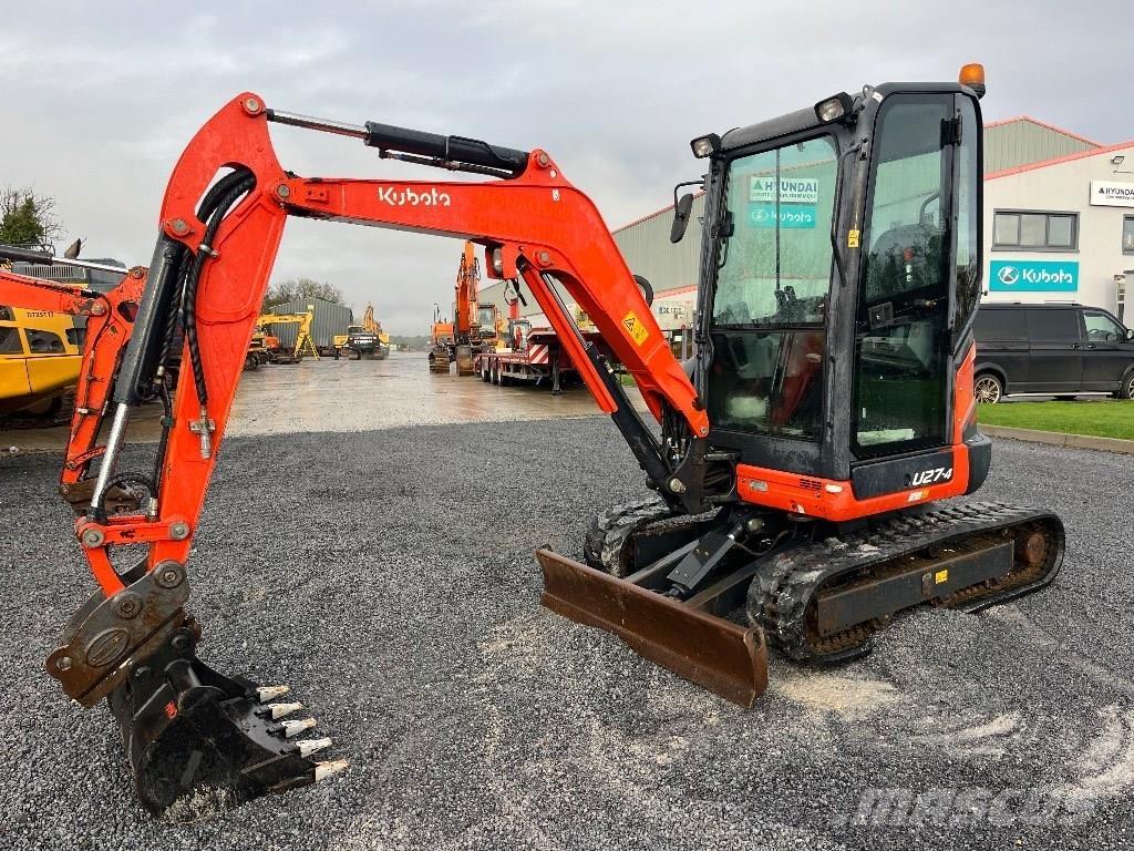 Kubota U 27-4 Mini ekskavatoriai < 7 t