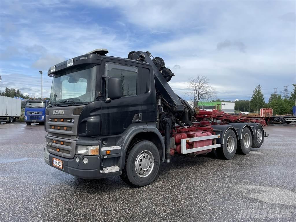 Scania P340 8x4 Automobiliniai kranai