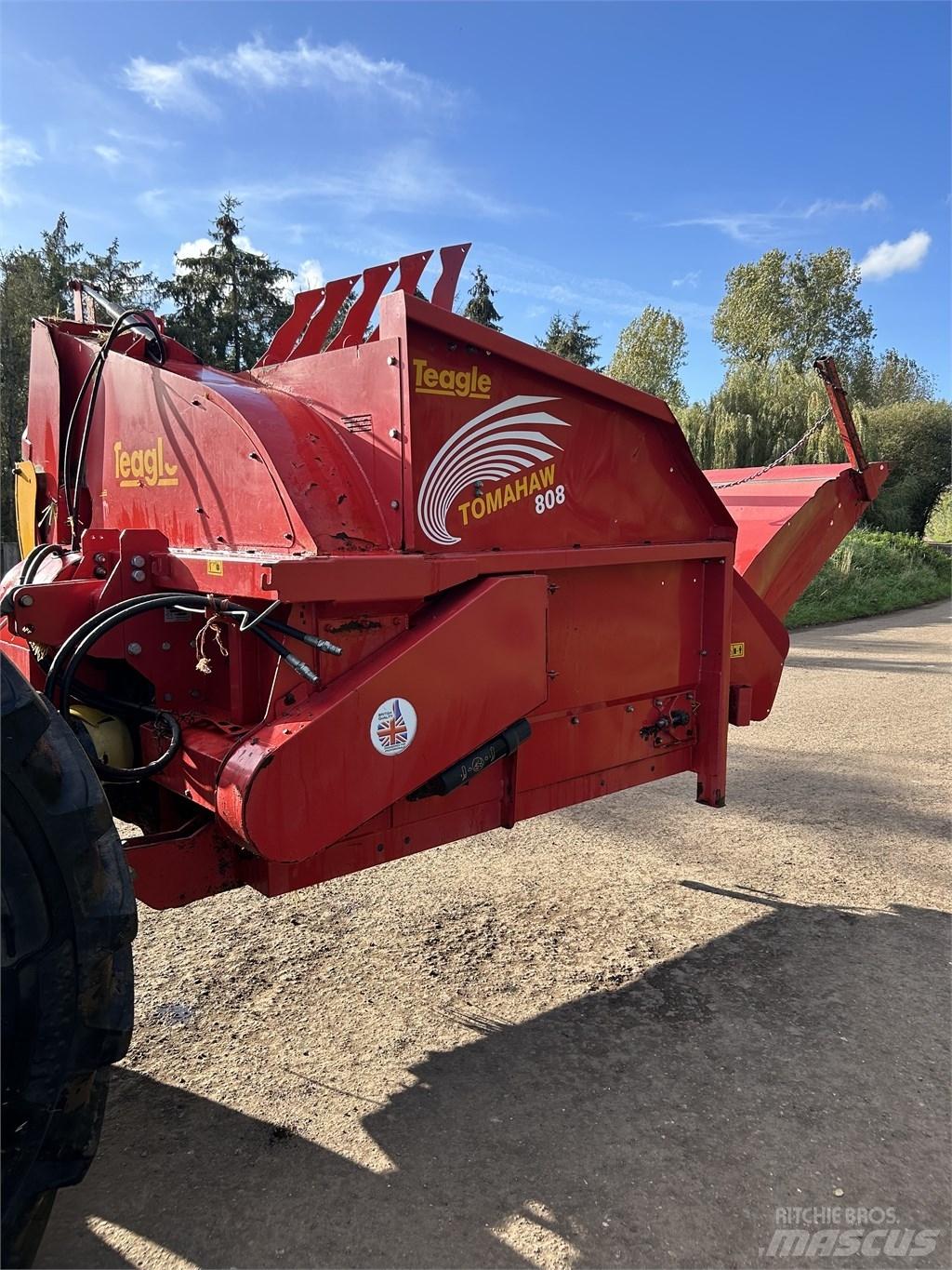 TEAGLE TOMAHAWK 808S Ryšulių smulkinimo, pjaustymo ir išvyniojimo įrenginiai