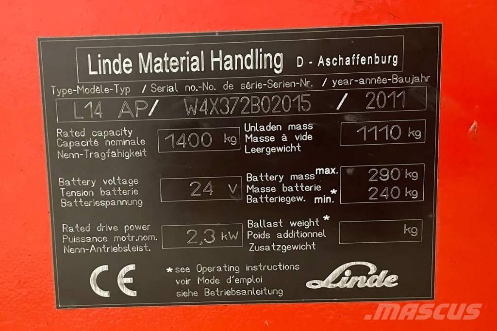Linde L 14 Savaeigiai rietuvai
