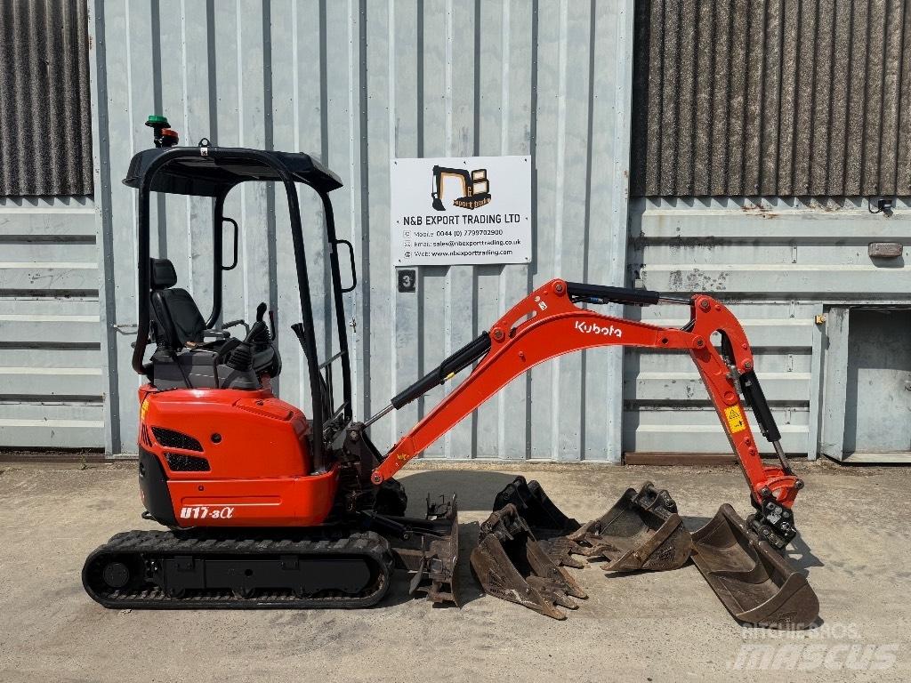 Kubota U 17 Mini ekskavatoriai < 7 t