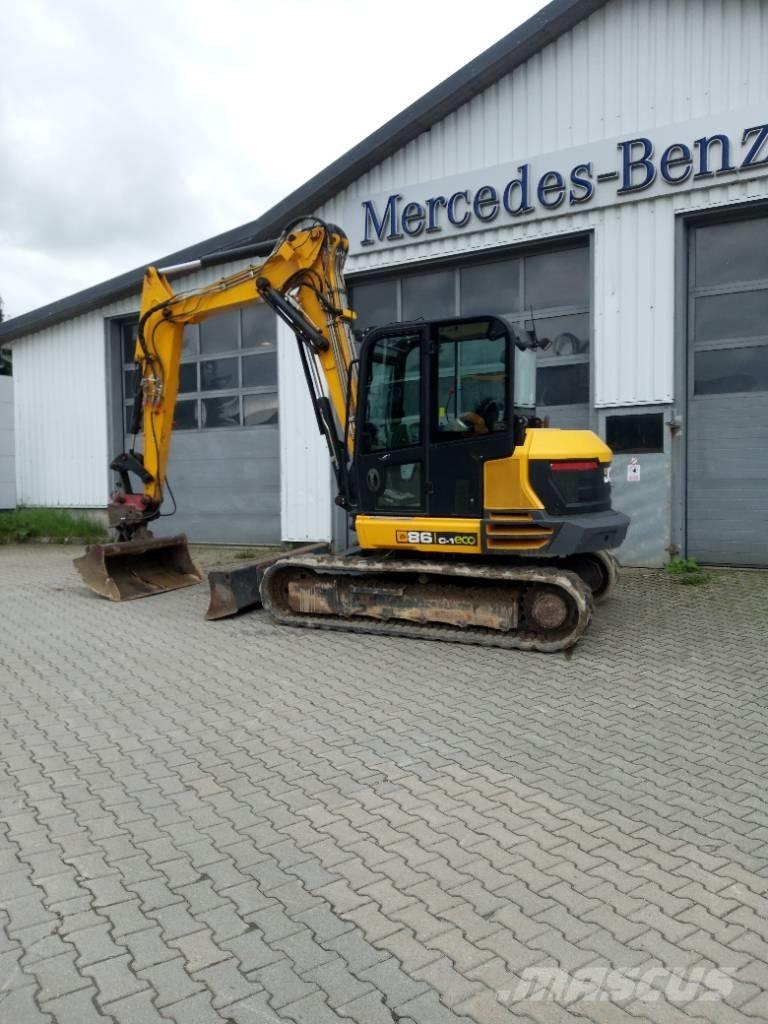 JCB 86C-1 Eco TAB Vidutinės galios ekskavatoriai 7-12 t