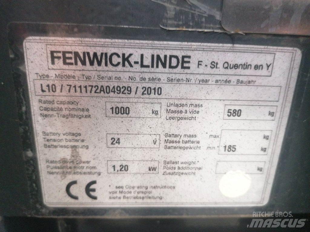 Linde L10 Rankiniai vėžimėliai