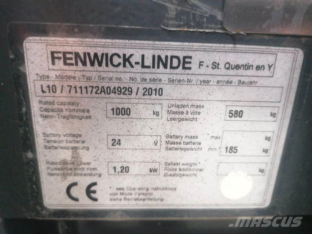 Linde L10 Rankiniai vėžimėliai