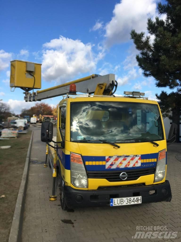 Nissan Cabstar Ant vilkikų montuojamos kėlimo platformos