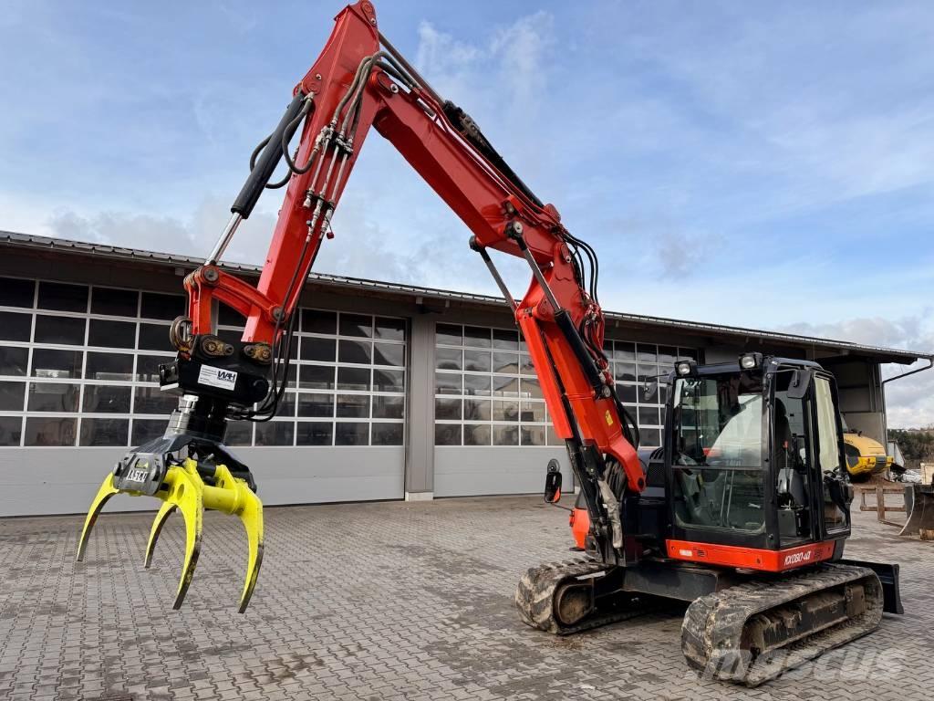 Kubota KX 080-4 Vidutinės galios ekskavatoriai 7-12 t