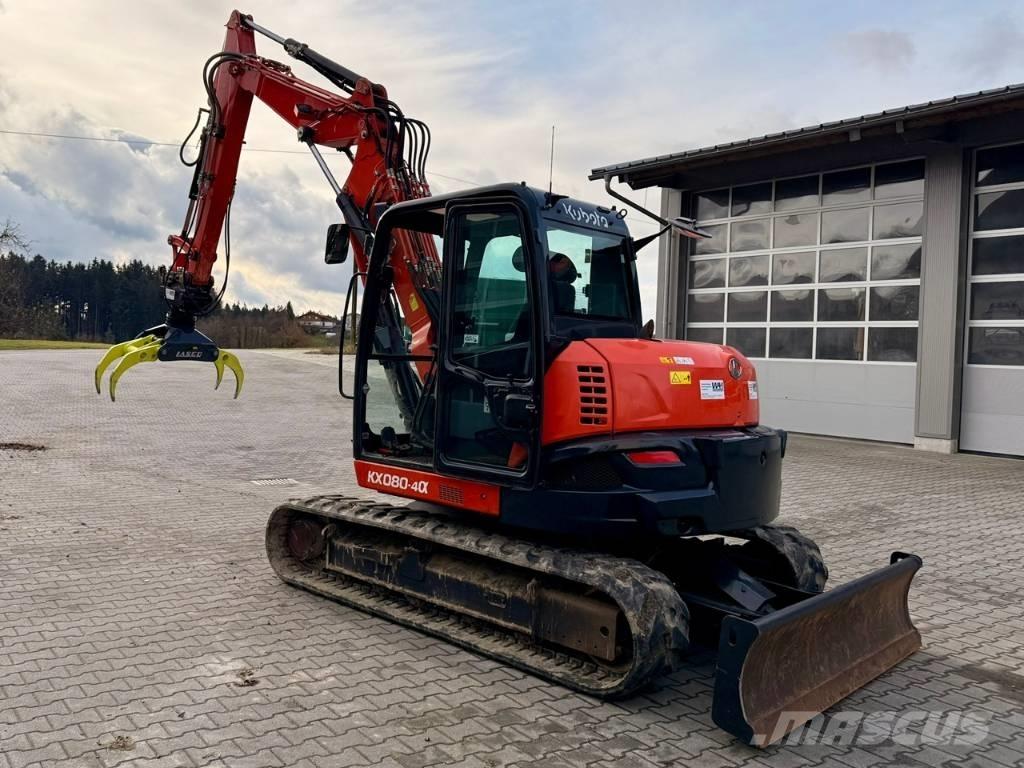 Kubota KX 080-4 Vidutinės galios ekskavatoriai 7-12 t
