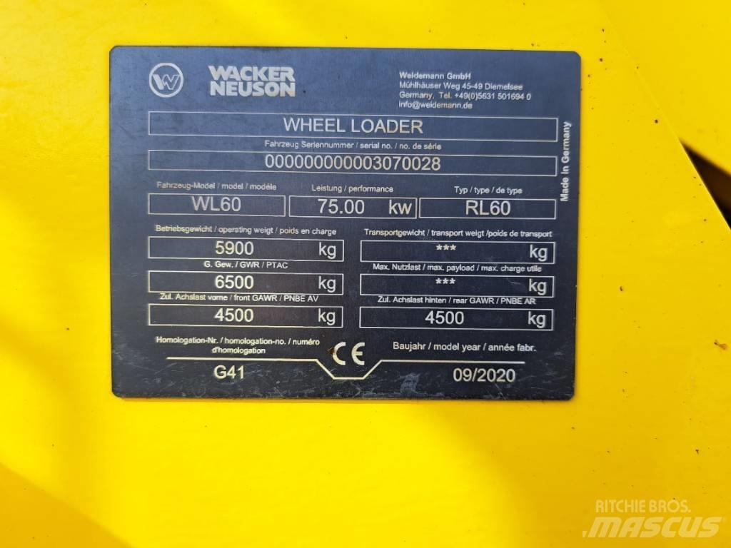 Wacker Neuson WL60 Naudoti ratiniai krautuvai