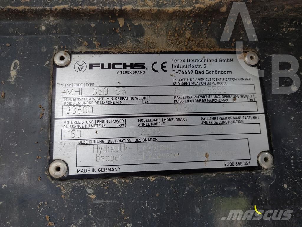 Fuchs MHL 350 Atliekų / pramoniniai krautuvai