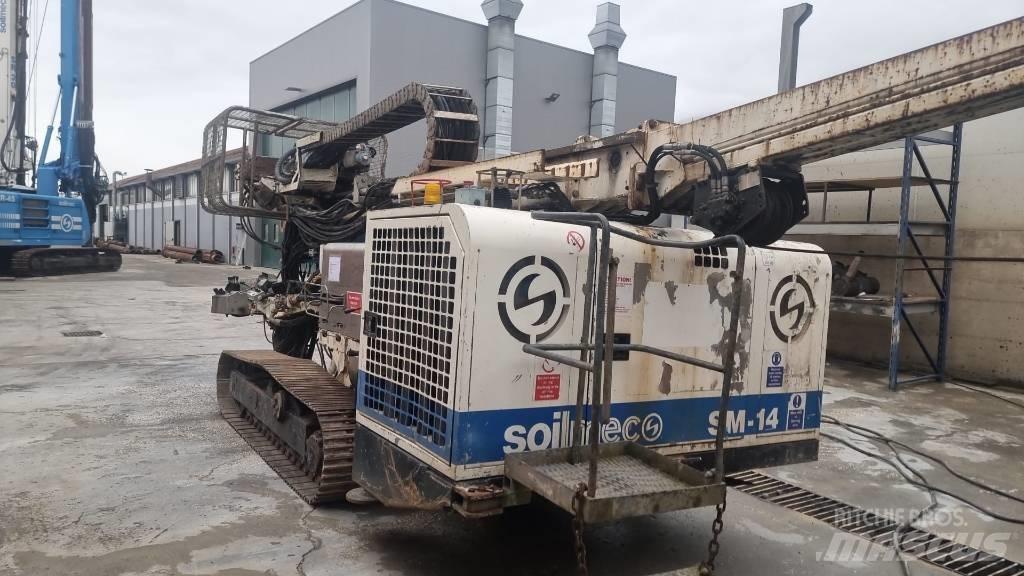 Soilmec SM14 Polių kalimo technika
