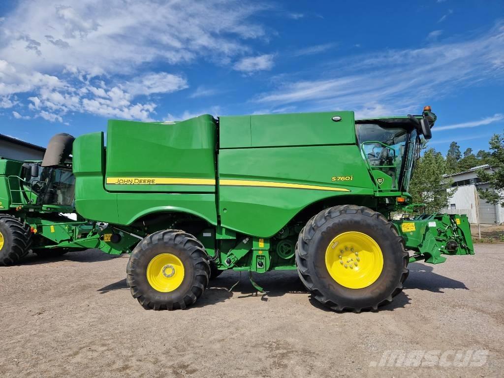 John Deere S760 Derliaus nuėmimo kombainai