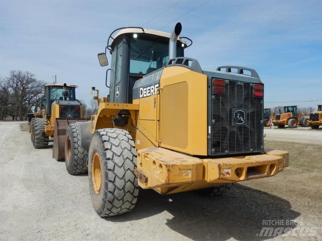 John Deere 624K Naudoti ratiniai krautuvai