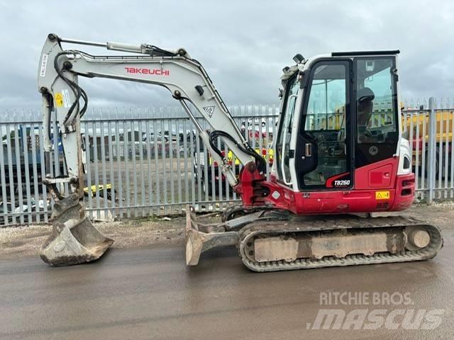Takeuchi TB260 Mini ekskavatoriai < 7 t