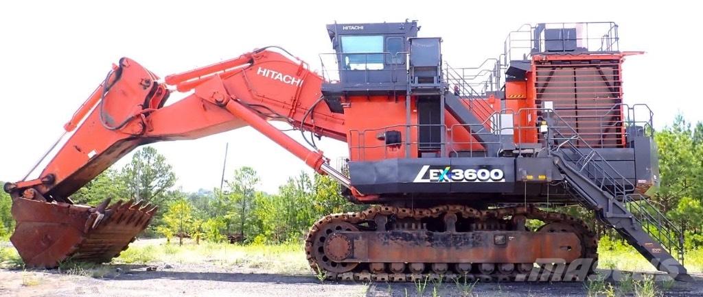 Hitachi EX 3600-7B Priekiniai karjerų ekskavatoriai