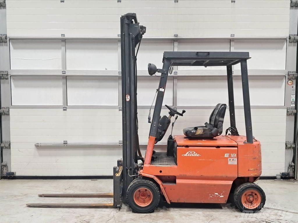 Linde E18P Elektriniai šakiniai krautuvai