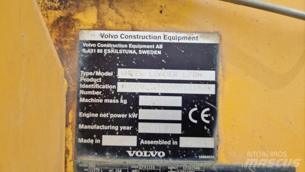 Volvo L70H Naudoti ratiniai krautuvai