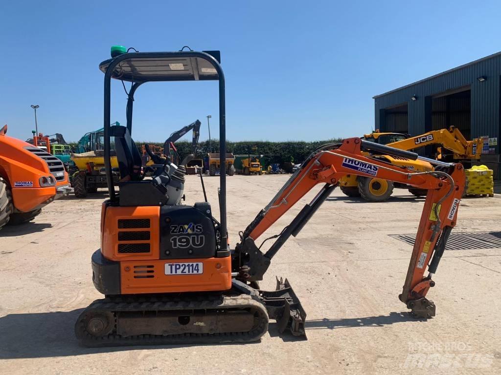 Hitachi ZX 19 U-5 Mini ekskavatoriai < 7 t