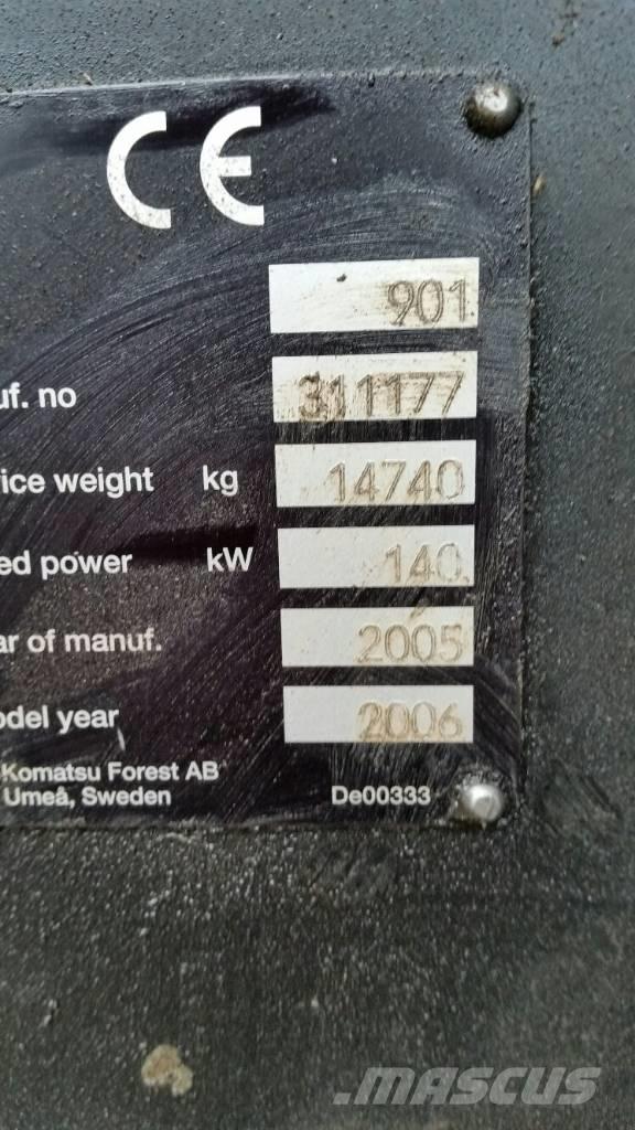 Valmet 901 Miško technika (Harvesteriai)