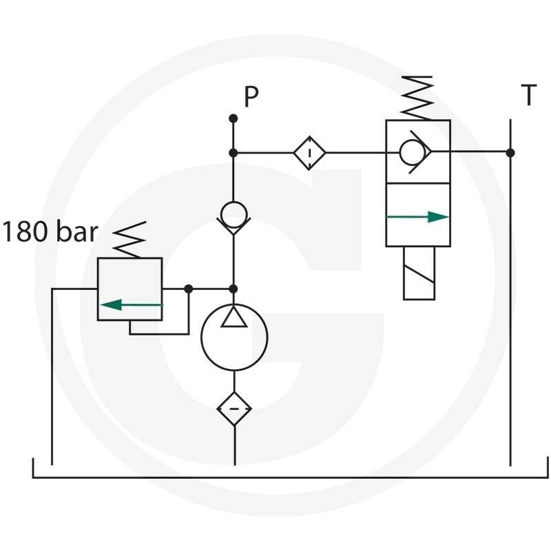  Hydraulaggregat 24V Hidraulikos įrenginiai