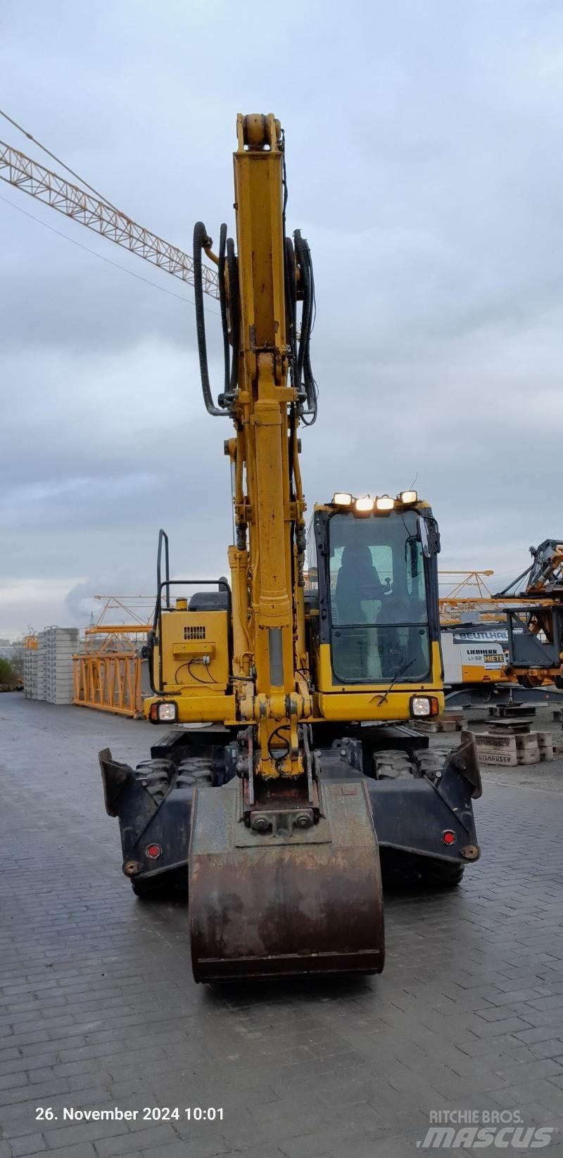 Komatsu PW160-7E0 Ratiniai ekskavatoriai