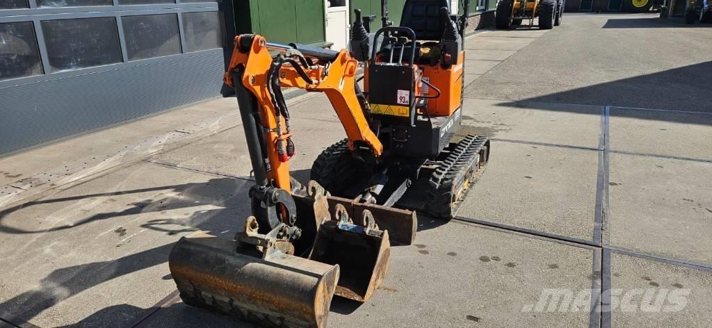 Doosan DX 10 Z Mini ekskavatoriai < 7 t
