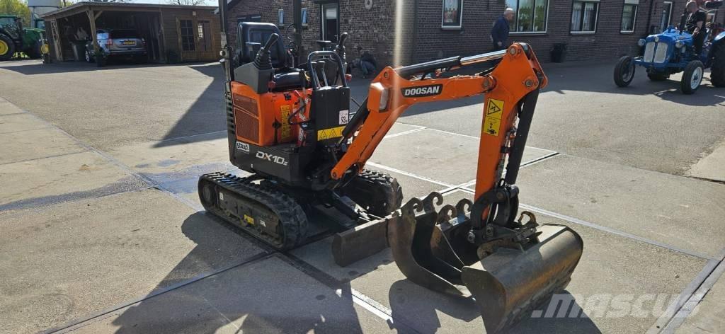 Doosan DX 10 Z Mini ekskavatoriai < 7 t