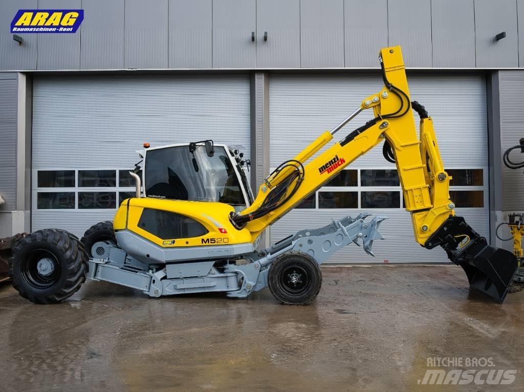 Menzi Muck M520 Ratiniai ekskavatoriai