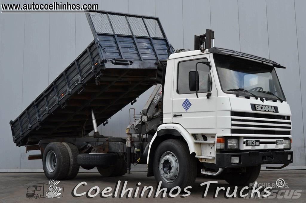 Scania 113H 360 Savivarčių priekabų vilkikai