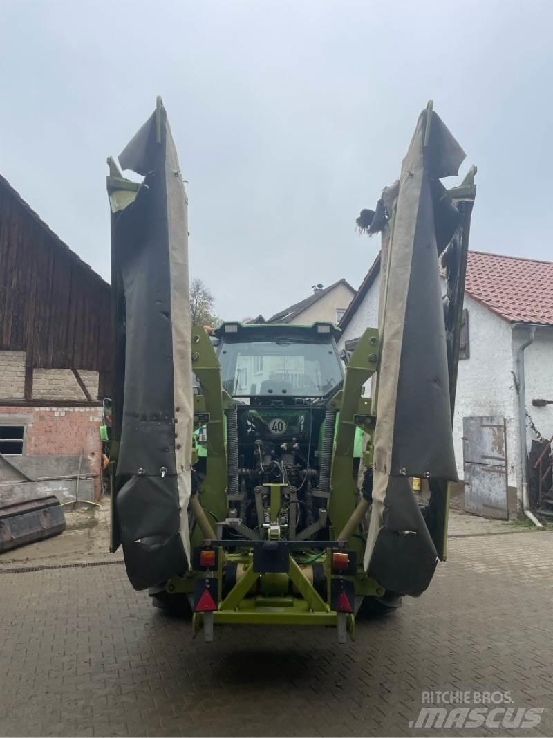 CLAAS Disco 8550 + Formuojančios žoliapjovės