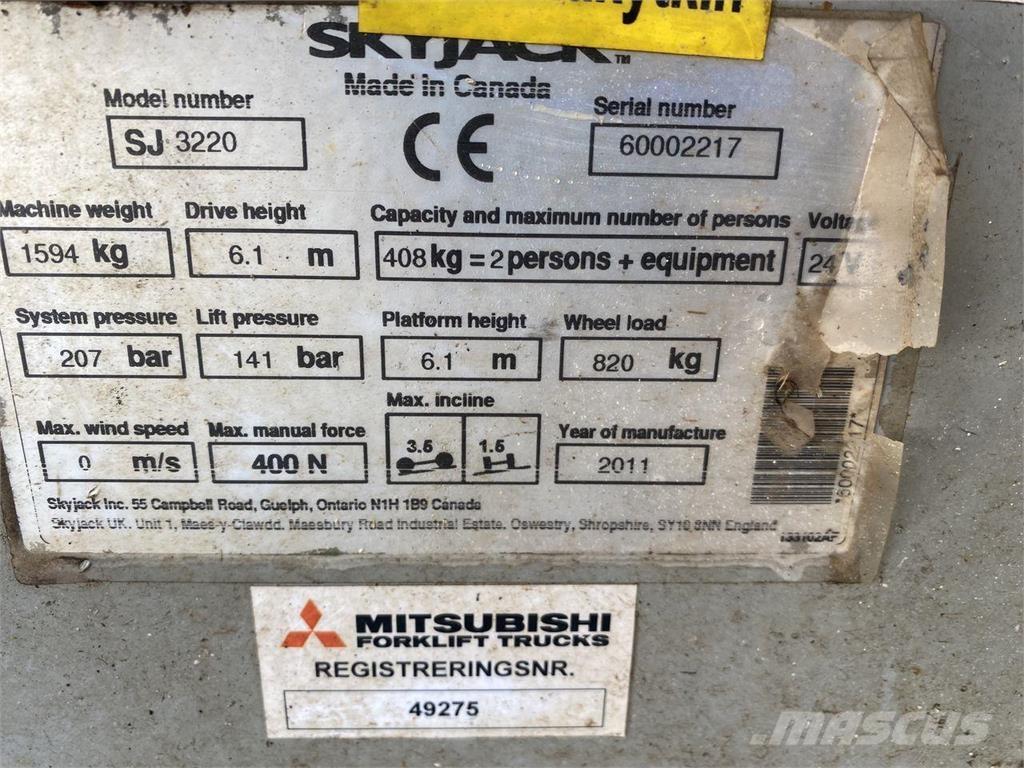 SkyJack SJ3219 Žirkliniai keltuvai