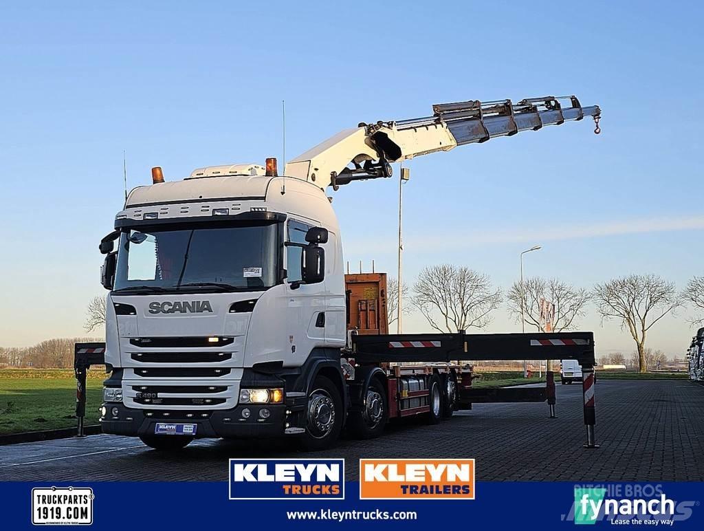 Scania R490 Platformos/ Pakrovimas iš šono