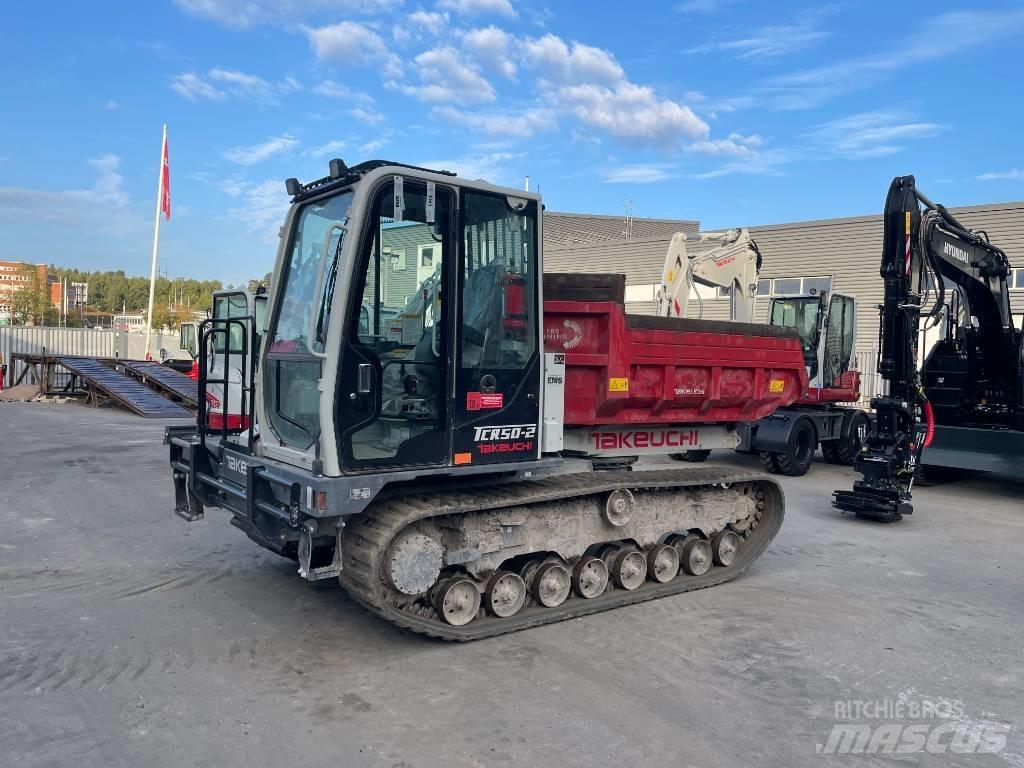 Takeuchi TCR 50 Vikšrinė savivartė technika