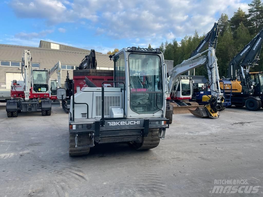 Takeuchi TCR 50 Vikšrinė savivartė technika