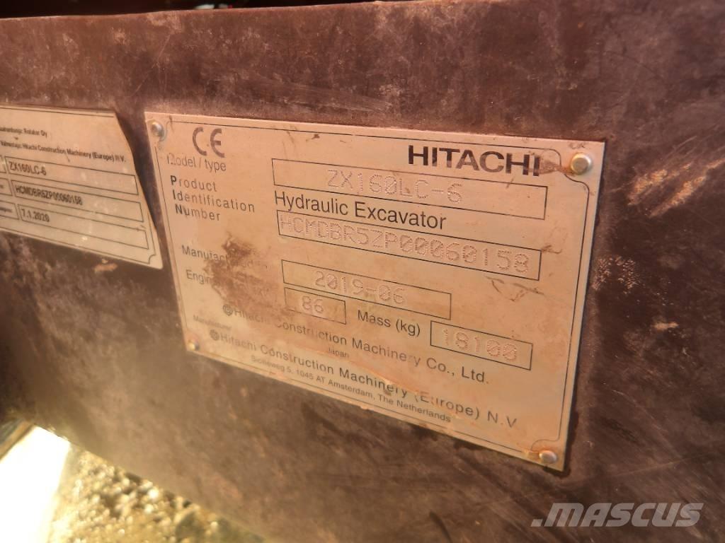 Hitachi ZX 160 LC Vikšriniai ekskavatoriai