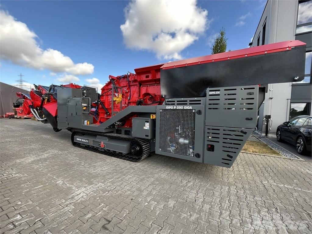 GIPO P 090 GIGA Mobilūs smulkintuvai