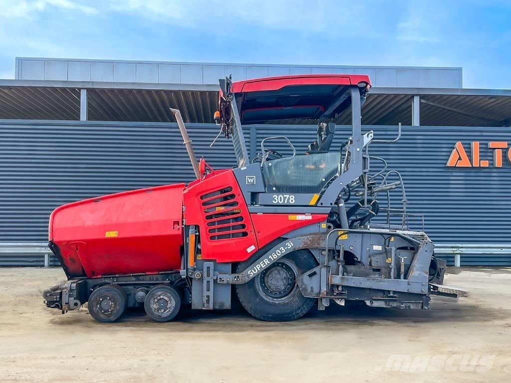 Vögele SUPER 1803-3I Asfalto klotuvai