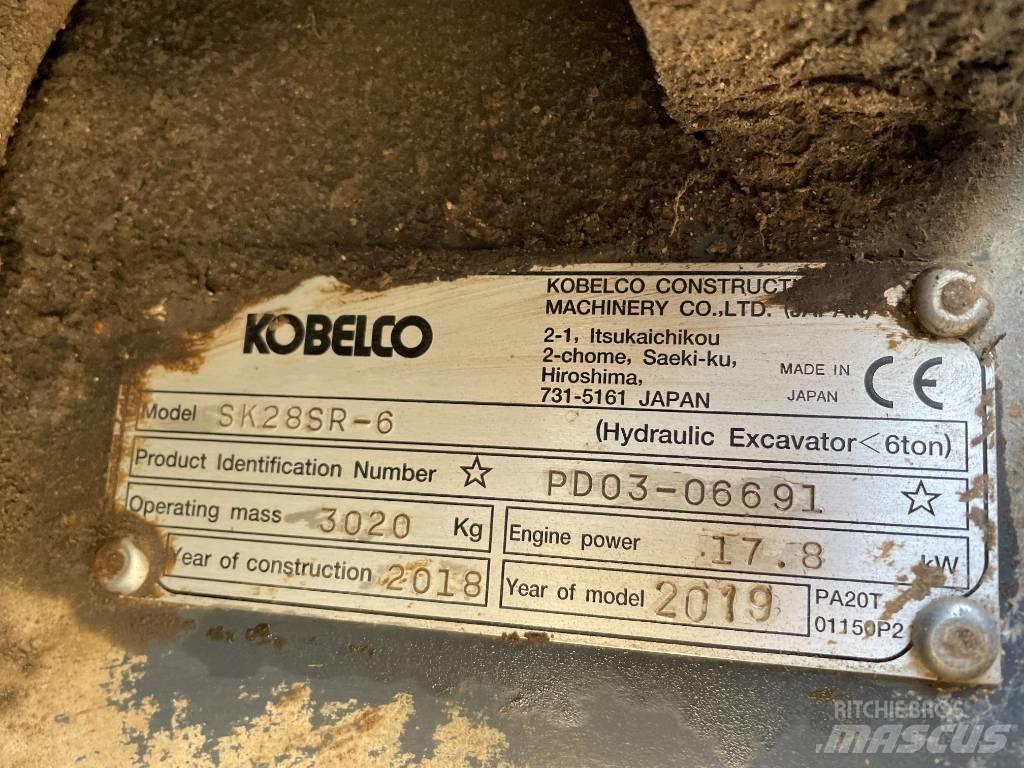 Kobelco SK 28 Mini ekskavatoriai < 7 t