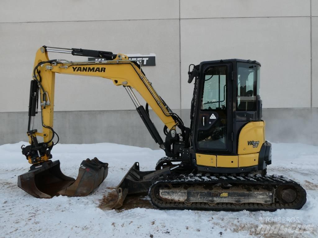 Yanmar Vio 57-6A Mini ekskavatoriai < 7 t