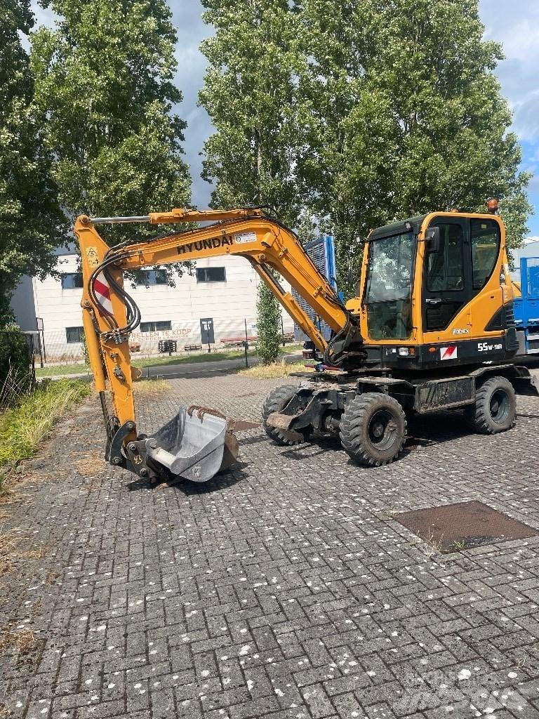Hyundai 55w9a Ratiniai ekskavatoriai