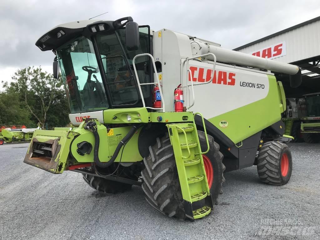 CLAAS Lexion 570 Derliaus nuėmimo kombainai