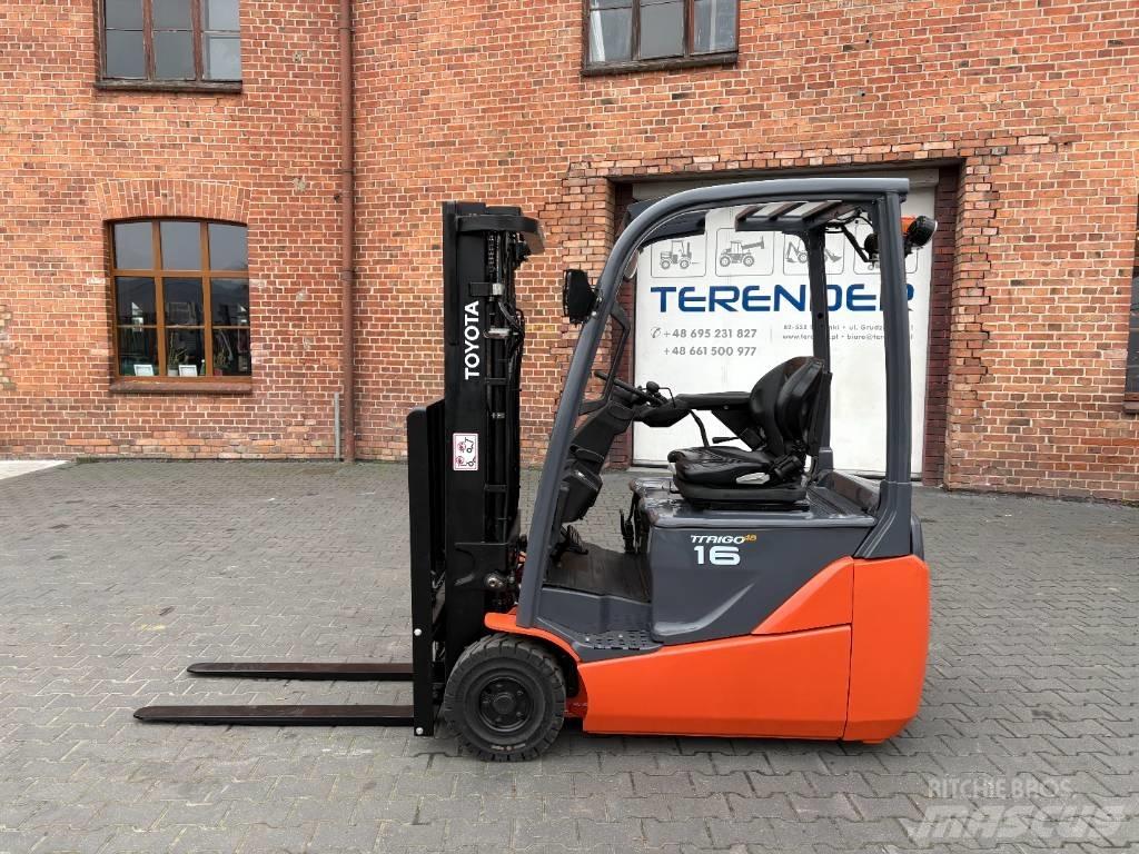 Toyota 8 FBEKT 16 Elektriniai šakiniai krautuvai