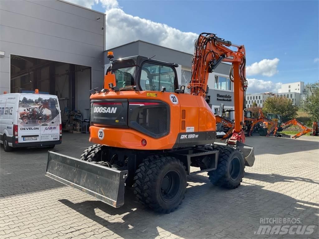 Doosan DX100W-7 Ratiniai ekskavatoriai