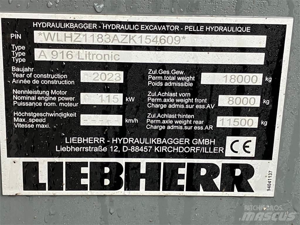 Liebherr A916 Ratiniai ekskavatoriai