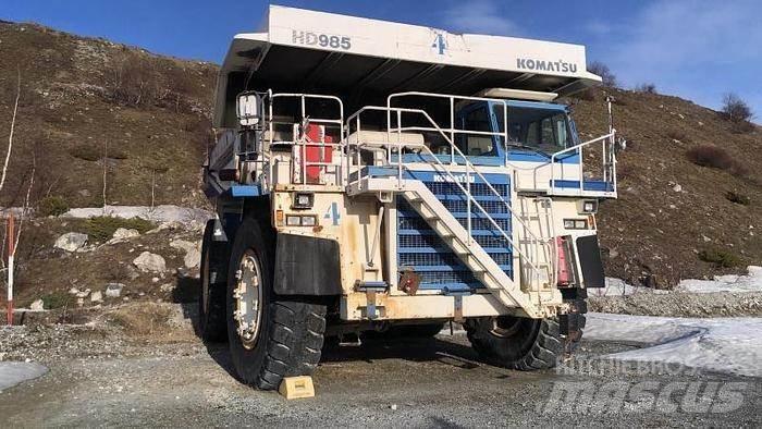 Komatsu HD985 - Statybiniai savivarčiai sunkvežimiai